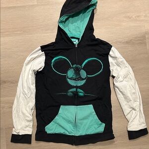 Deadmau5 Black and Green Hoodie
